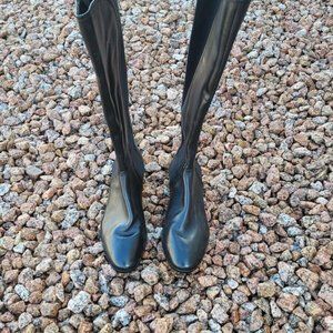Louise et Cie Vallery Elastic Back Knee High Boot Size 9.5M 41 Black